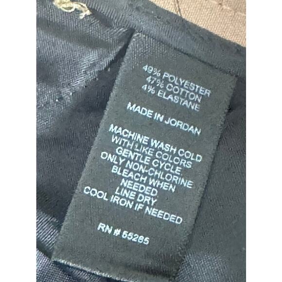 Express Editor 2R Womens Pants Brown Polyester Cotton - Picture 4 of 8